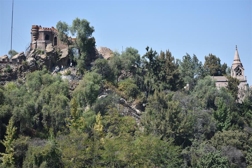 View from our window in Santiago